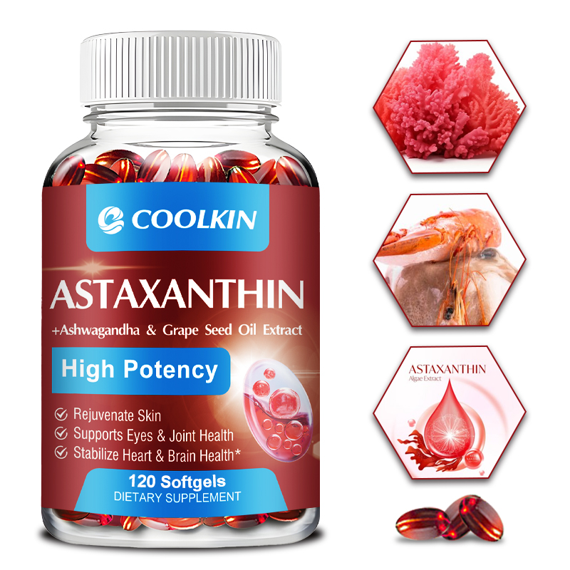 Pre Workout Supplement - Astaxanthin - Promotes Cardiovascular Health, Speeds