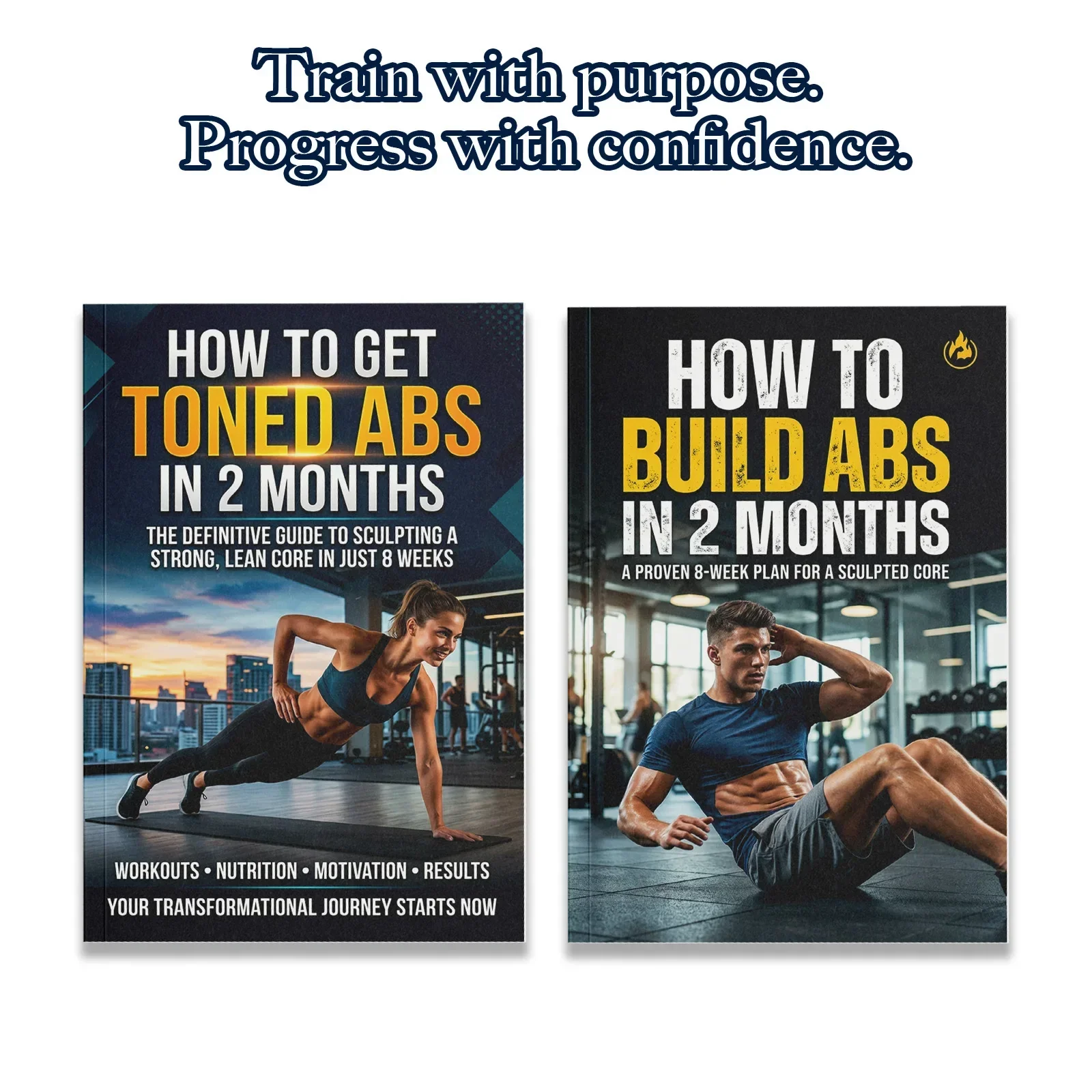 2-Book Abs Training Guide Set  - đánh giá và giá Fitness Nutrition Guide