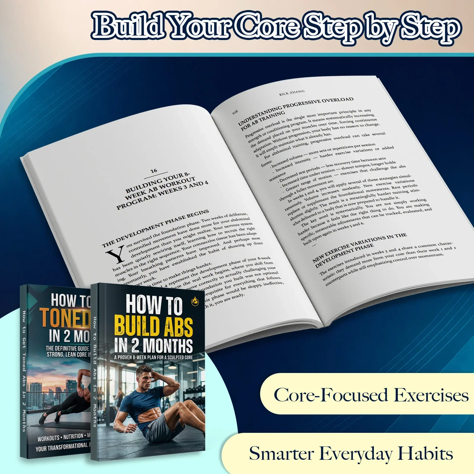 2-Book Abs Training Guide Set  - đánh giá và giá Fitness Nutrition Guide