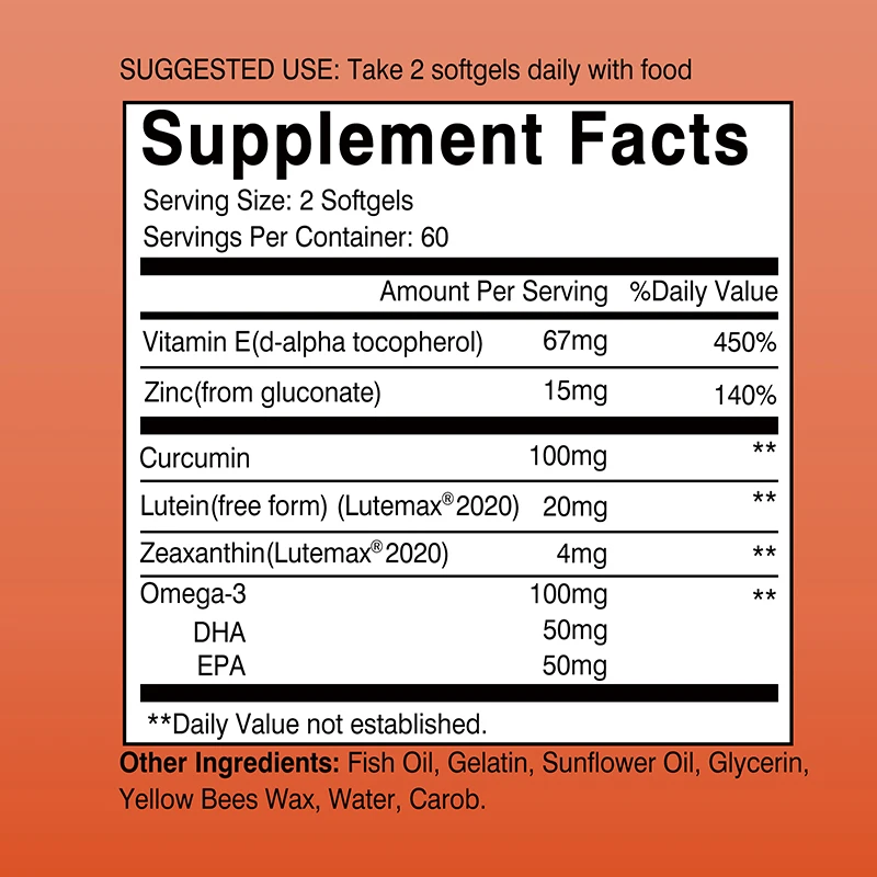 Lutein - with Zeaxanthin, Vita - đánh giá và giá Pre Workout Supplement