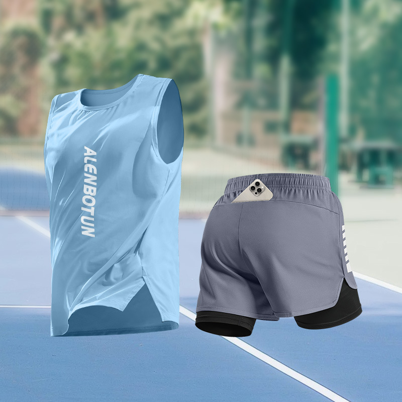 Men Running Sports Set Summer  - đánh giá và giá Fitness & Nutrition Lab Zapopan