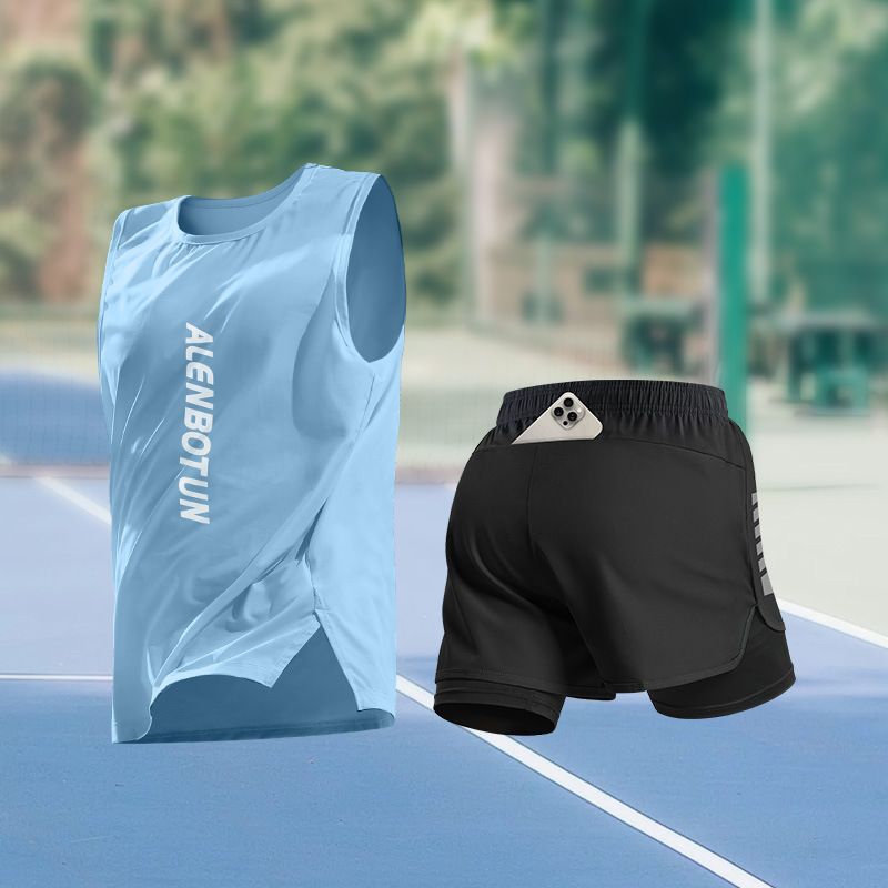 Men Running Sports Set Summer  - đánh giá và giá Fitness & Nutrition Lab Zapopan
