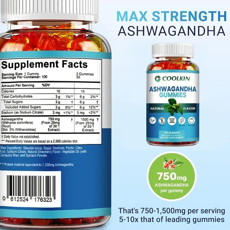 Ashwagandha Gummies - Enhance  - đánh giá và giá Pre Workout Supplement