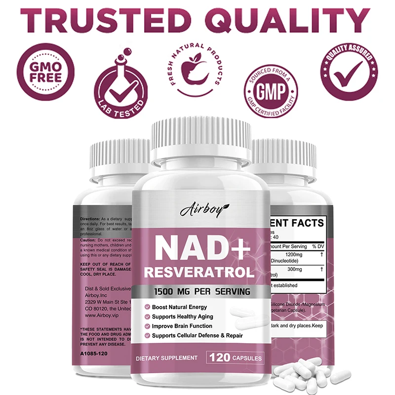 NAD+  Resveratrol Supplements  - đánh giá và giá Pre Workout Supplement
